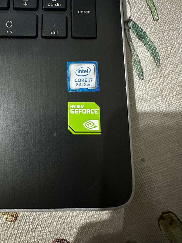 HP i7 Laptop with Nvidea Graphics Card
