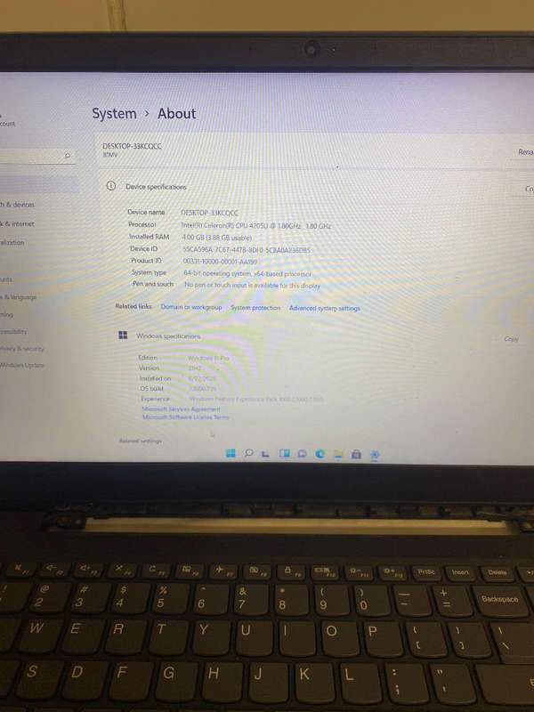 Lenovo ideapad S145 intel celeron 4205U 4GB RAM 500GB STORAGE