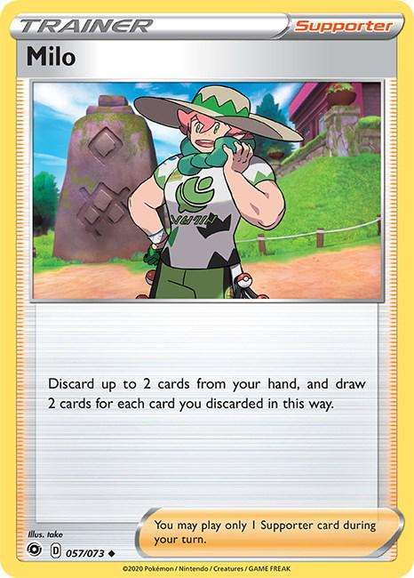 Pokémon: Milo #57/73  Champions Path  Uncommon  Trainer  TCG Card