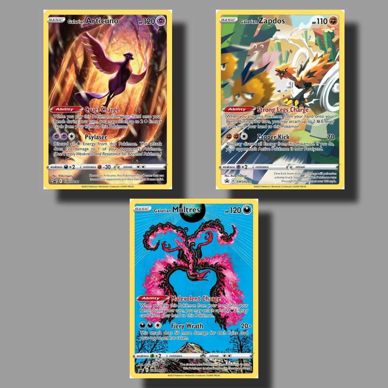 Pokémon Cards: Legendary Bird Trio!