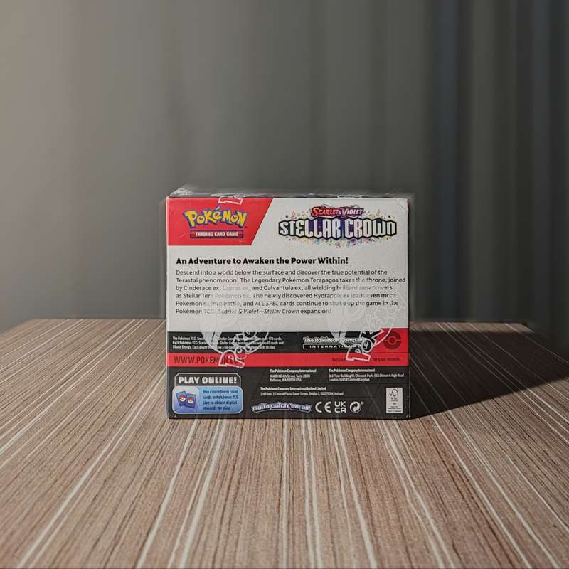 Pokémon TCG: Stellar Crown Booster Box - Factory Sealed! + Mint Charmander SVP #44