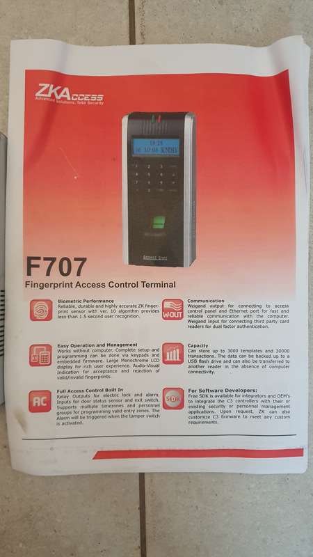 Acces control Equipment security
