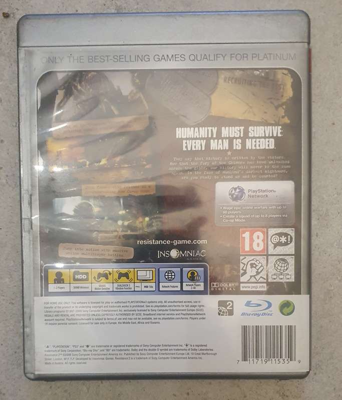 Resistance 2 (Sony PlayStation 3)