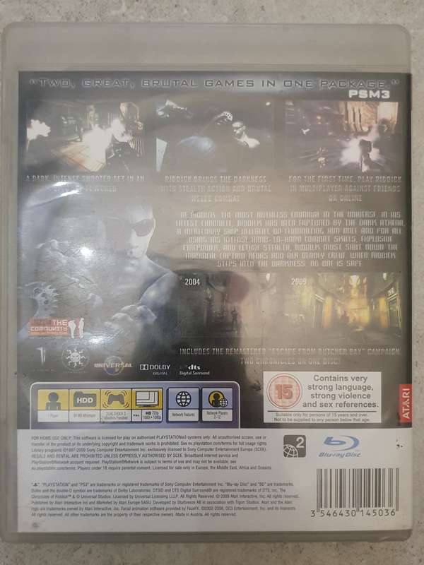 The Chronicles of Riddick: Assault on Dark Athena (Sony PlayStation 3)