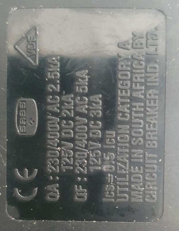 CBI 10A Circuit Breaker QAL18310BP