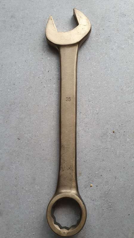 Kennedy Double End, Non-Sparking Combination Spanner, 36mm, Metric