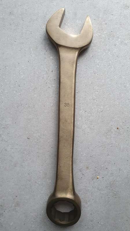 Kennedy Double End, Non-Sparking Combination Spanner, 36mm, Metric