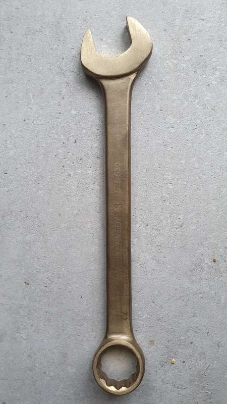 Kennedy Double End, Non-Sparking Combination Spanner, 27mm, Metric