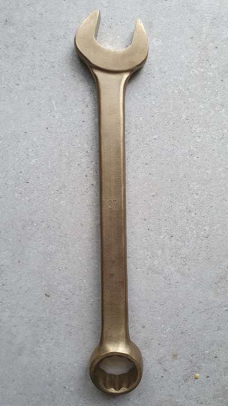 Kennedy Double End, Non-Sparking Combination Spanner, 27mm, Metric