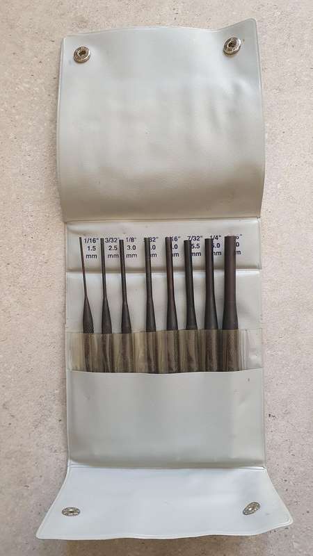 GROZ 6" Pin Punches Set