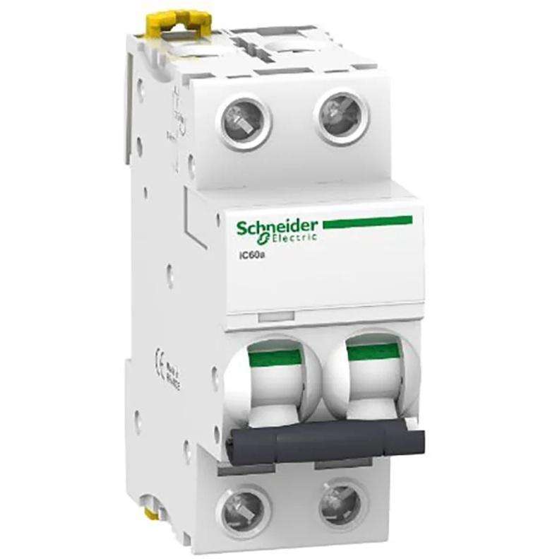Schneider Electric Acti 9 IC60a MCB, 2P, 16A, Type AC