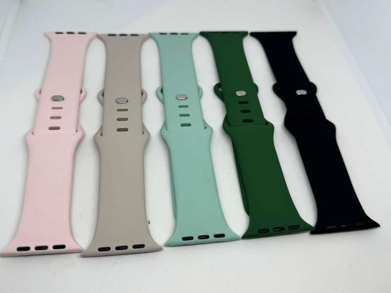 Apple Watch Soft Silicone Bands Watch Straps (42/44 mm) - 5 Pack