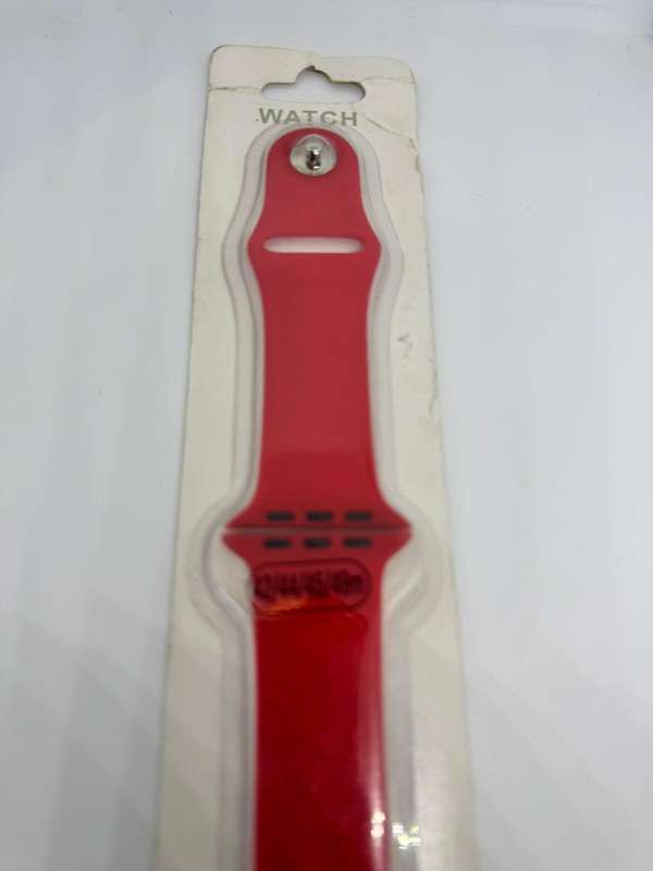 Apple Watch  Silicone Strap - RED  (42/44/45mm)