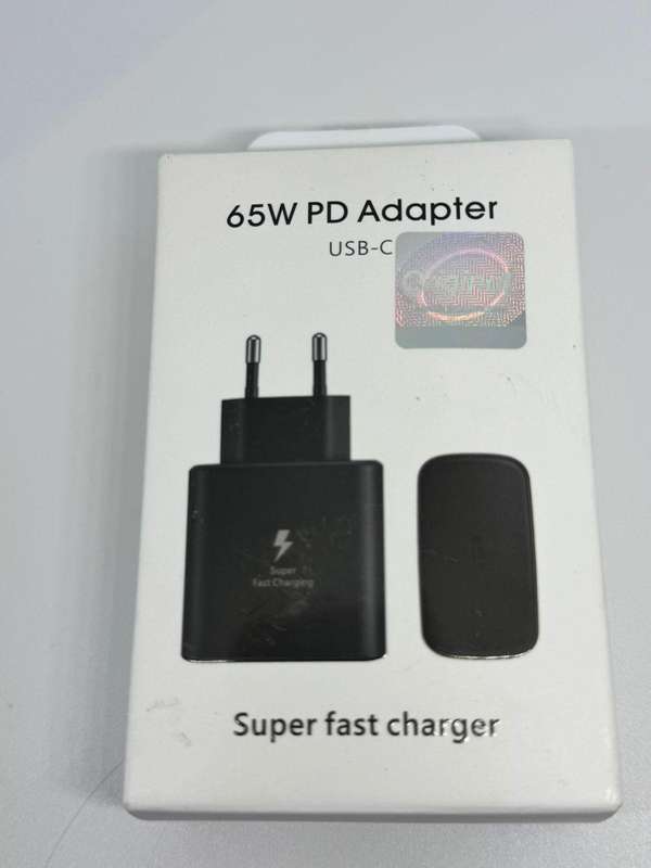 Type C 65W Fast Charging Adapter - Generic - Black (No Cable)