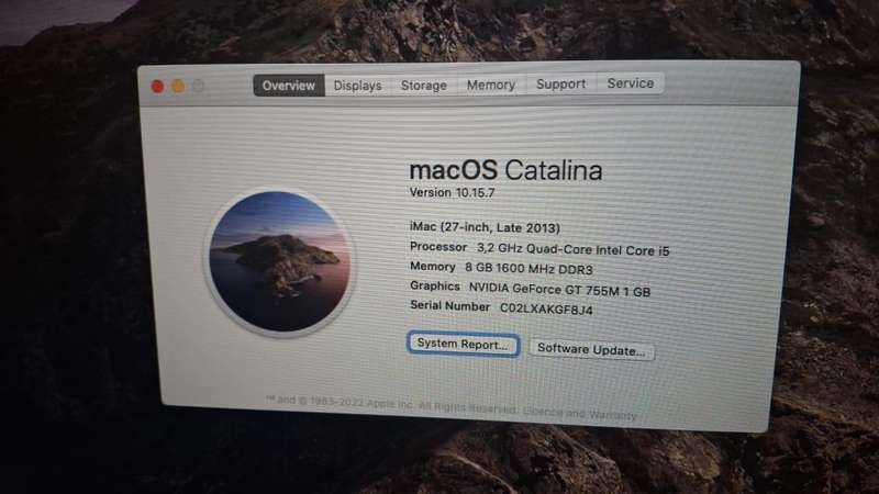 Apple iMac 27" Core i5 1TB 8GB RAM Late 2013