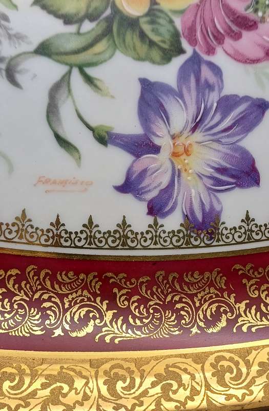 Beautiful Limoges oval plate