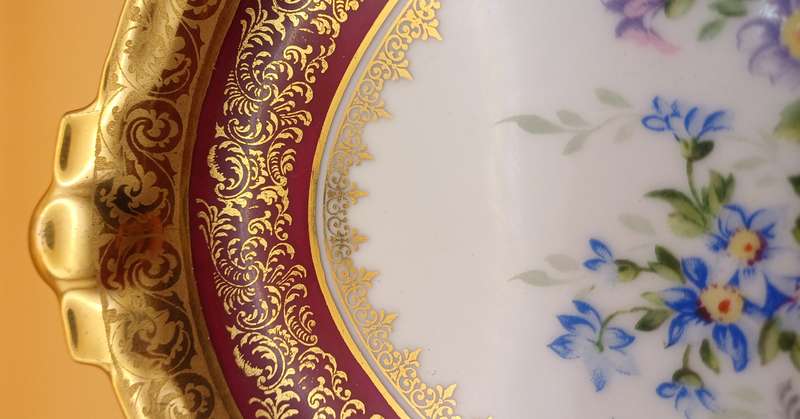 Beautiful Limoges oval plate