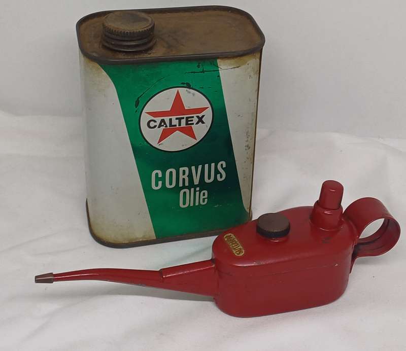 Collectable Tin and Oil can