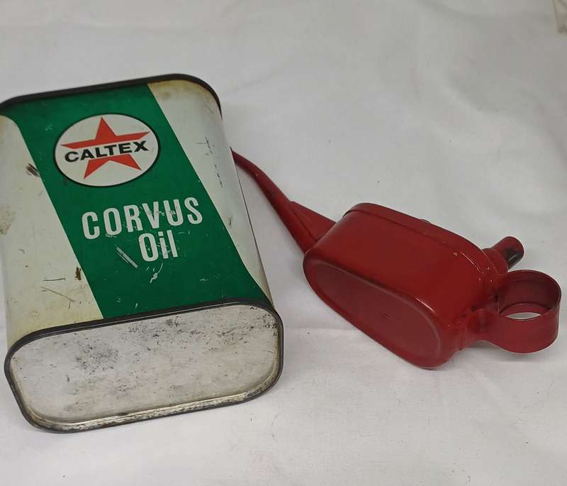 Collectable Tin and Oil can