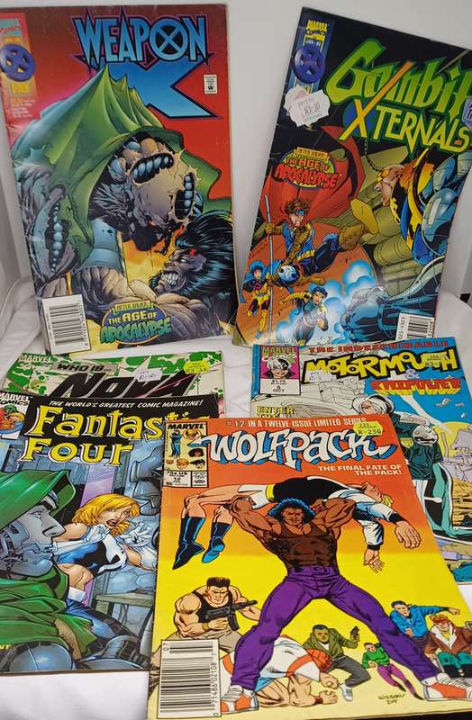 6x Marvel Comic  books