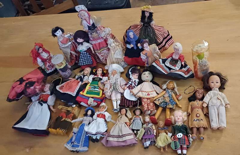 Collection of dolls