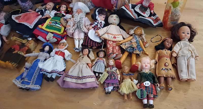 Collection of dolls