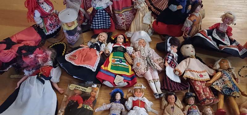 Collection of dolls
