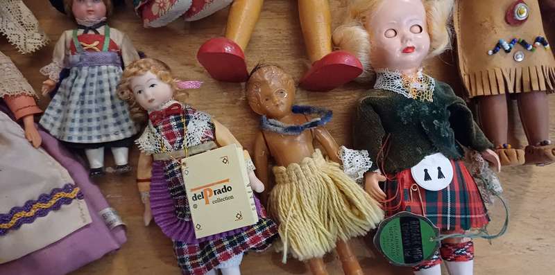 Collection of dolls