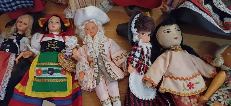 Collection of dolls