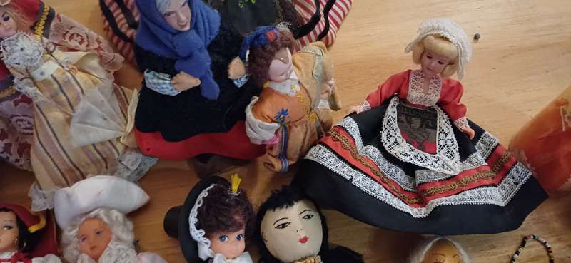Collection of dolls
