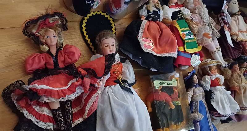 Collection of dolls