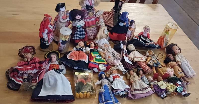 Collection of dolls