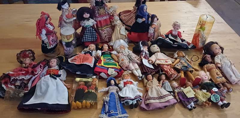 Collection of dolls