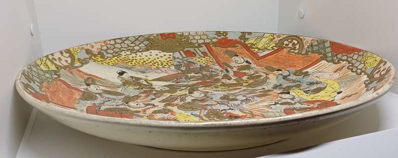 Very old looks like "Satsuma " porcelain plate