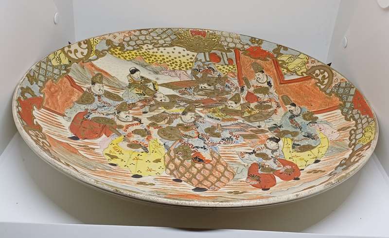 Very old looks like "Satsuma " porcelain plate