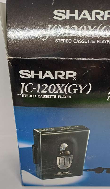 Sharp Stereo portable cassette player- walkman