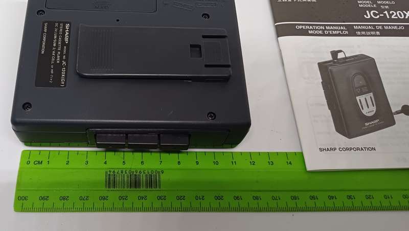 Sharp Stereo portable cassette player- walkman