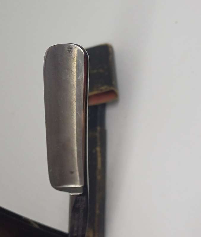 Old Barber hand razor-solingen in original case
