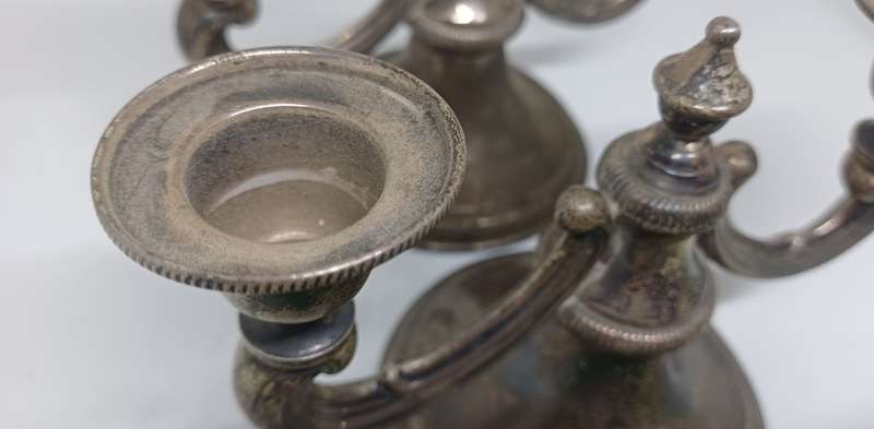 Two Candle holders no markings