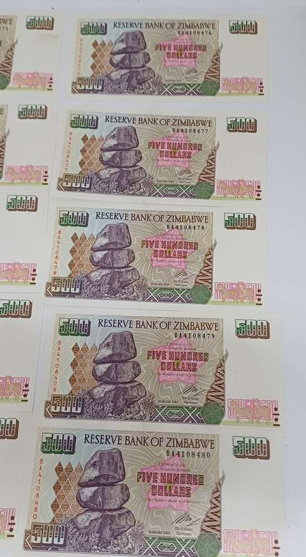 Zimbabwe notes