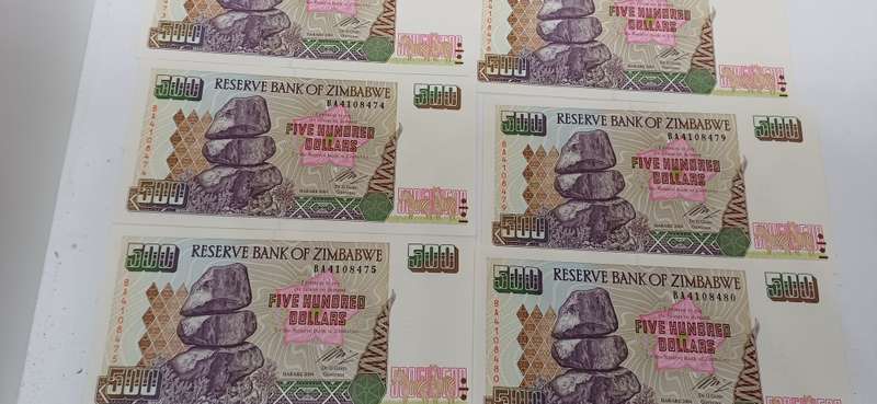 Zimbabwe notes