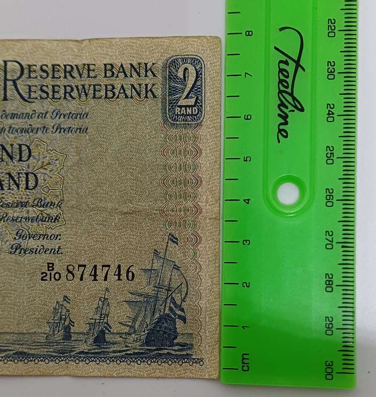 Old Two rand note
