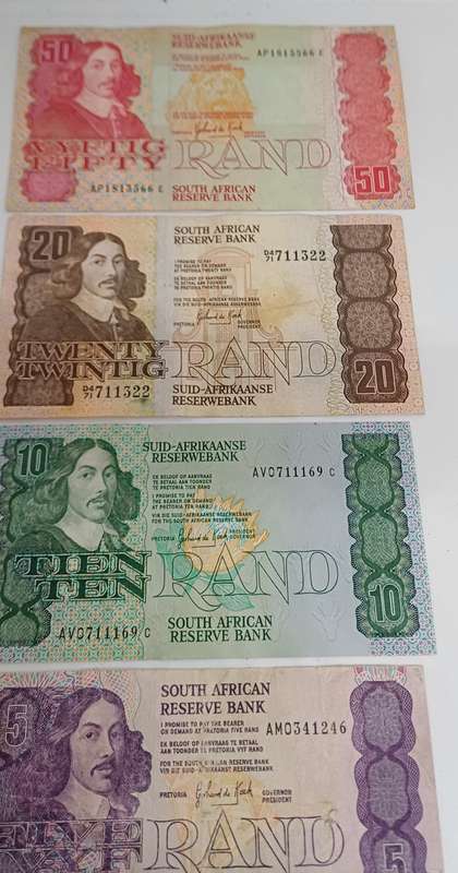 Old South African Banknotes