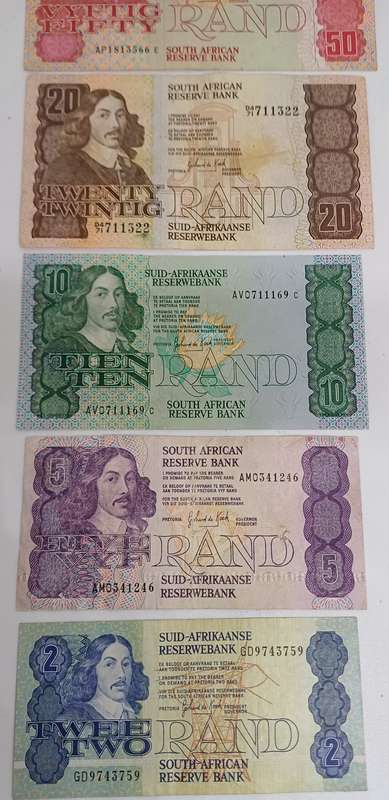 Old South African Banknotes