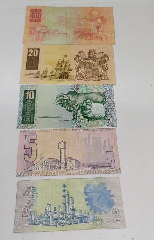 Old South African Banknotes