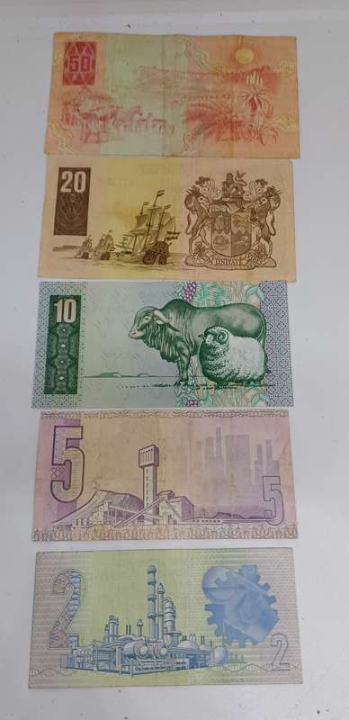 Old South African Banknotes