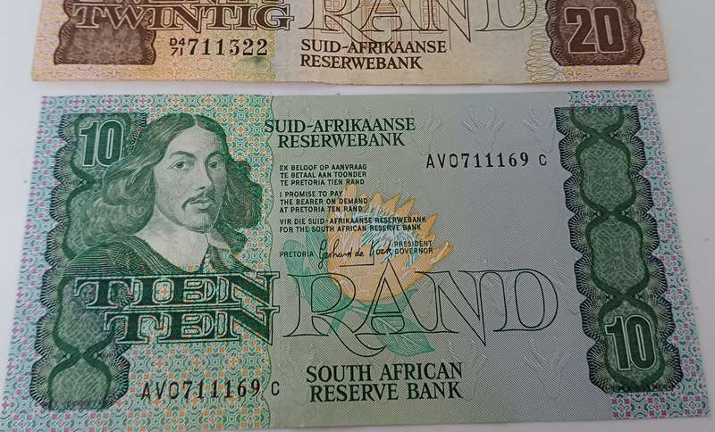 Old South African Banknotes
