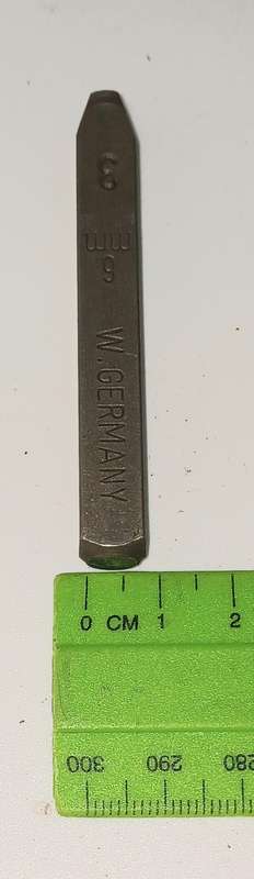 Steel number punches
