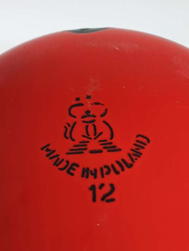 Red enamel milk pitcher