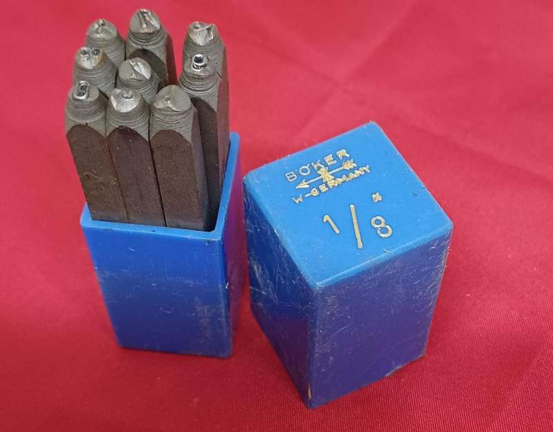 Steel number punches w-germany